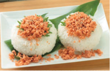 Salmon Flakes with Soybeans
